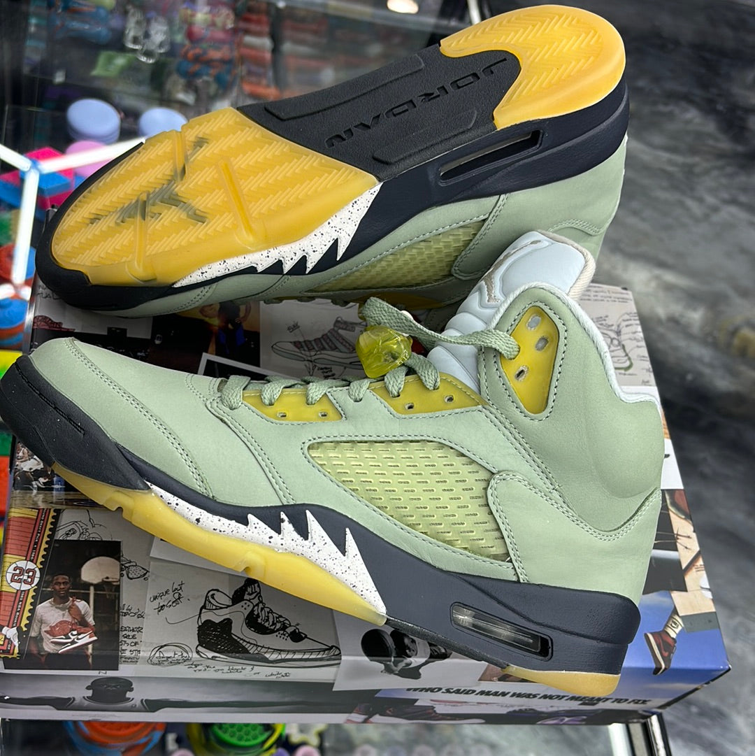 Air Jordan five retro jade horizon/desert sand 9.5 M