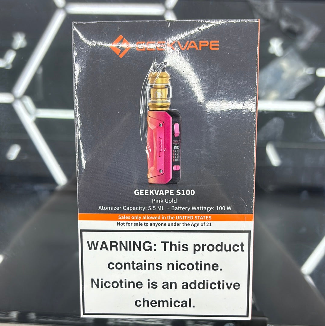 Geekvape s100 pink & gold
