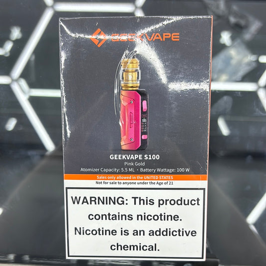 Geekvape s100 pink & gold