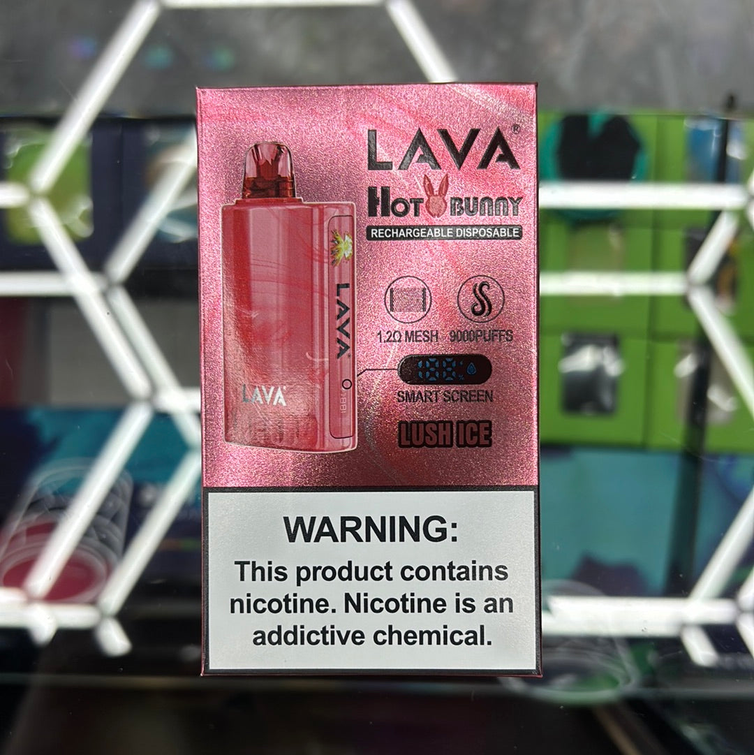 Lava hot bunny 9000 puffs lush ice