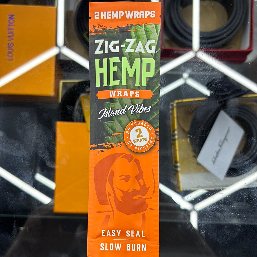 Zig-zag hemp wraps island vibes