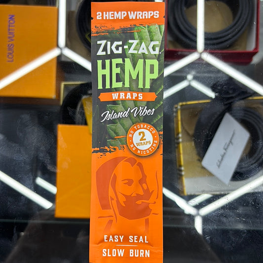 Zig-zag hemp wraps island vibes