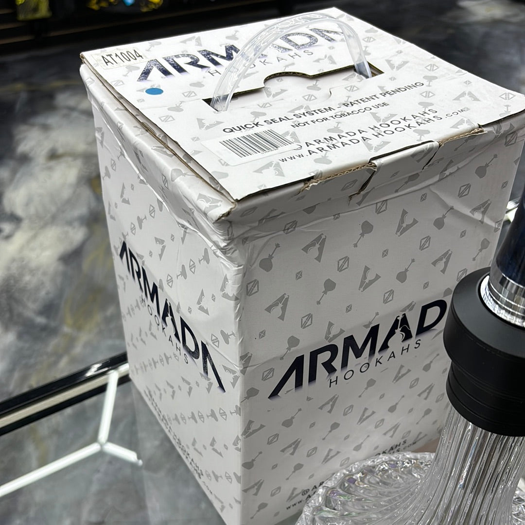Armada hookahs marble dark blue large