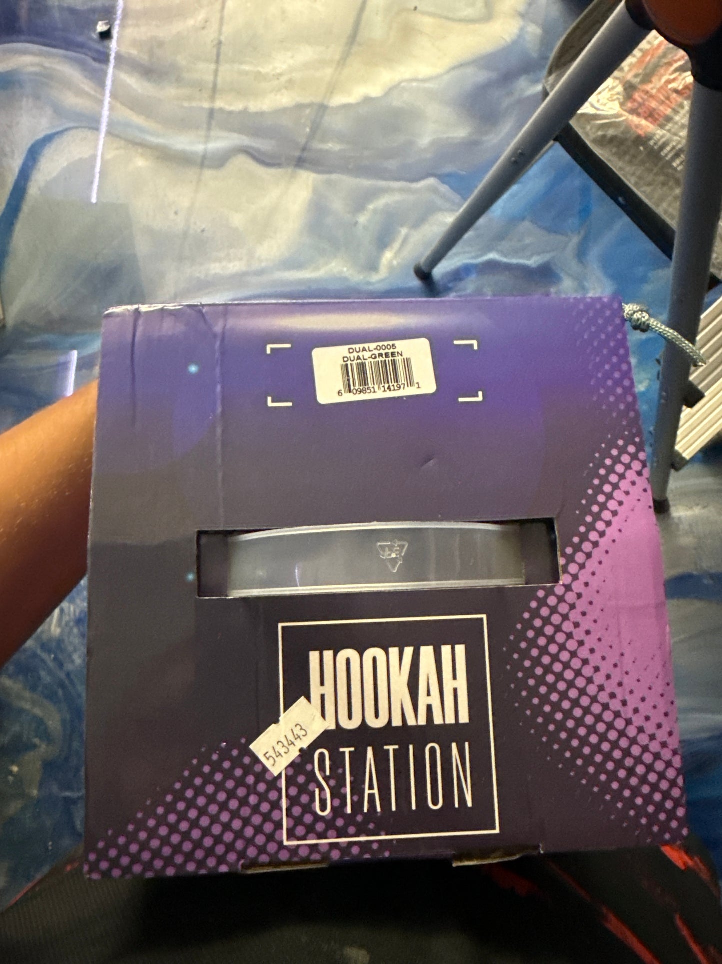 Hookah station dual green