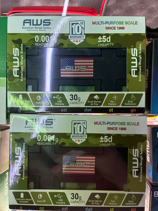 Aws American weigh scales model- predator-30 0.001gx30g