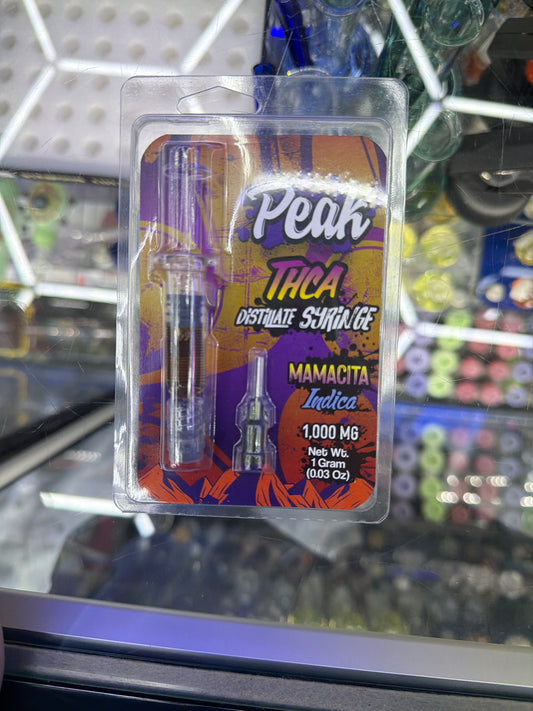 Peak Thca Distillate syringe 1000mg mamacita indica