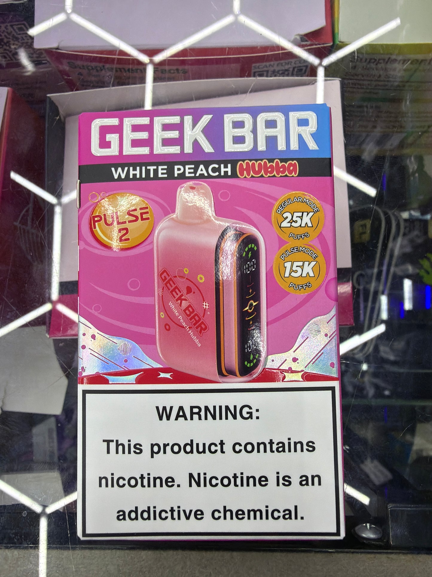 Geek bar pulse x2 White Peach Hubba