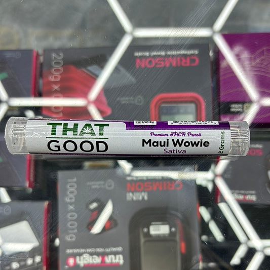 That good Maui wowie sativa thca pre-roll