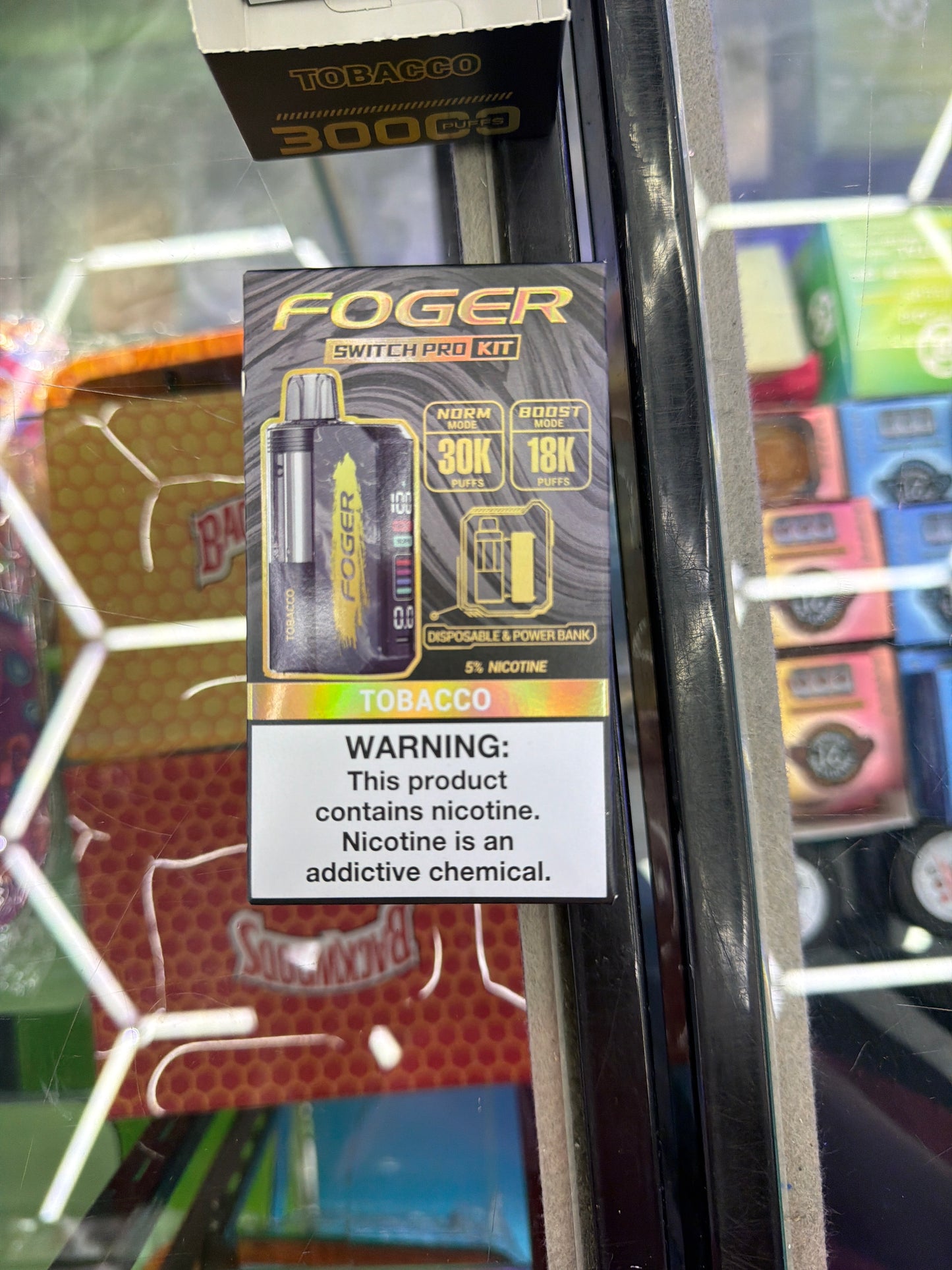 Fogger switch pod kit 30k tobacco