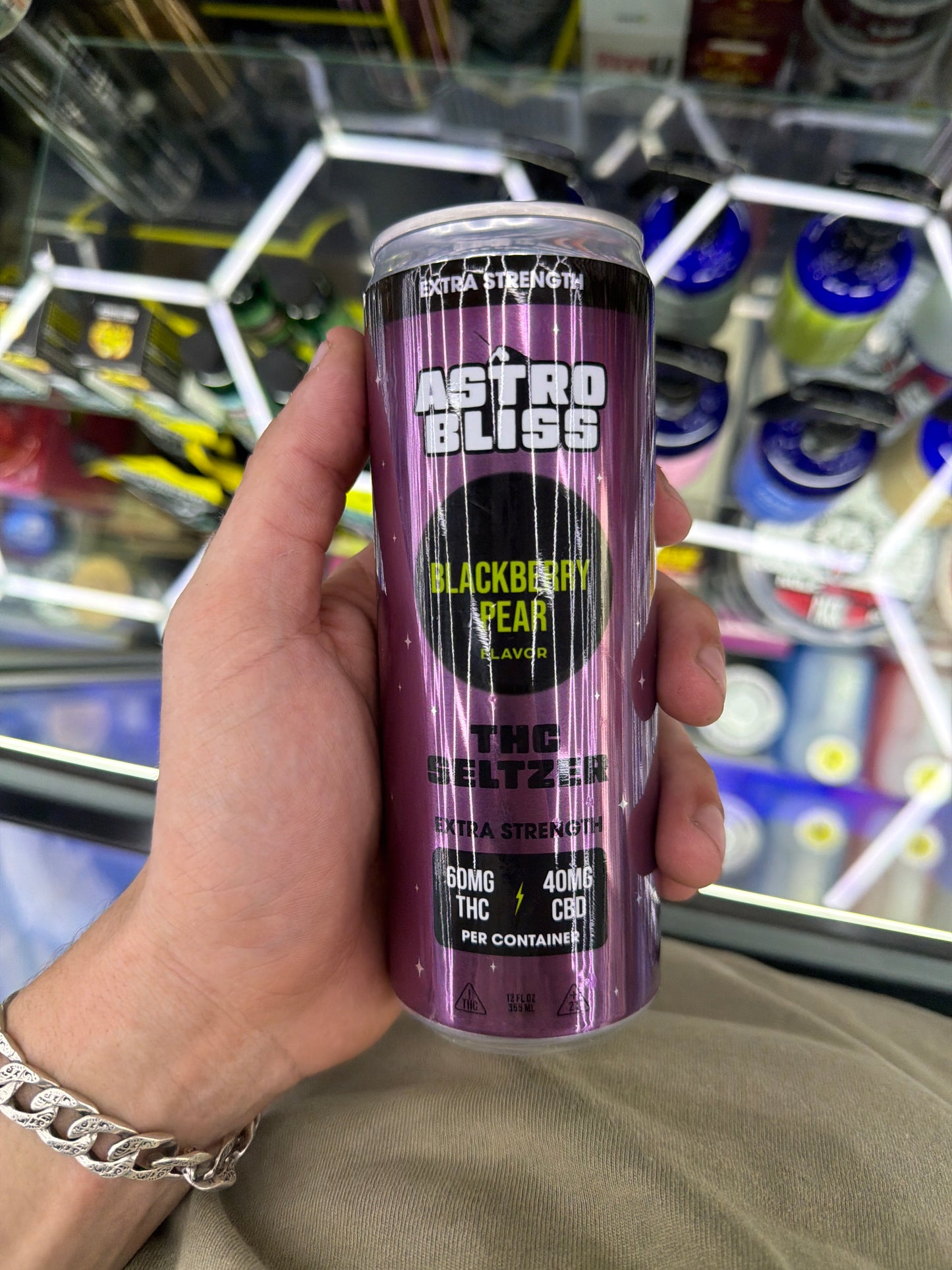 Astro Bliss Thca seltzer 60/40 blackberry pear