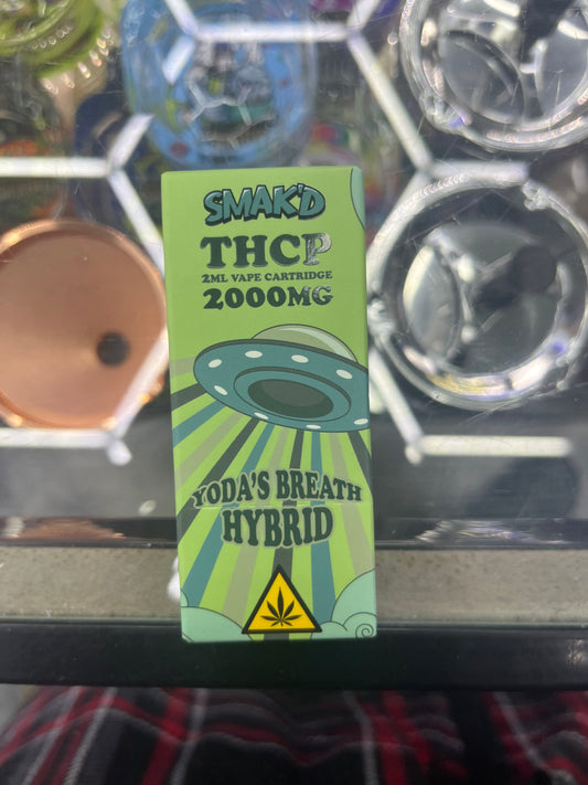 Smakd thcp 2g vape cartridge yodas breath hybrid