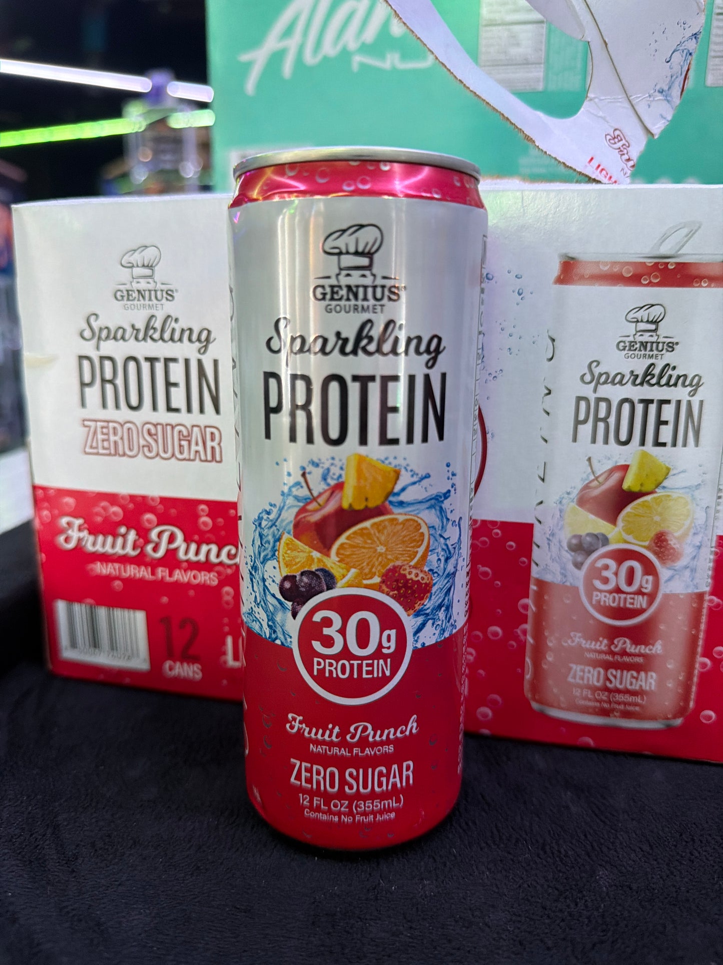 Genius Gormet Sparkling Protein 30g fruit punch