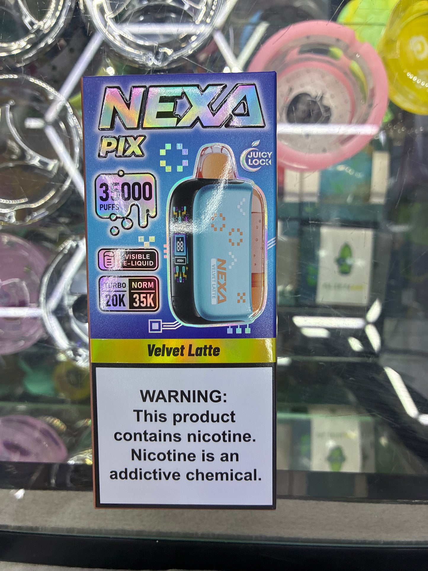 Nexa pix 35k puffs velvet latte