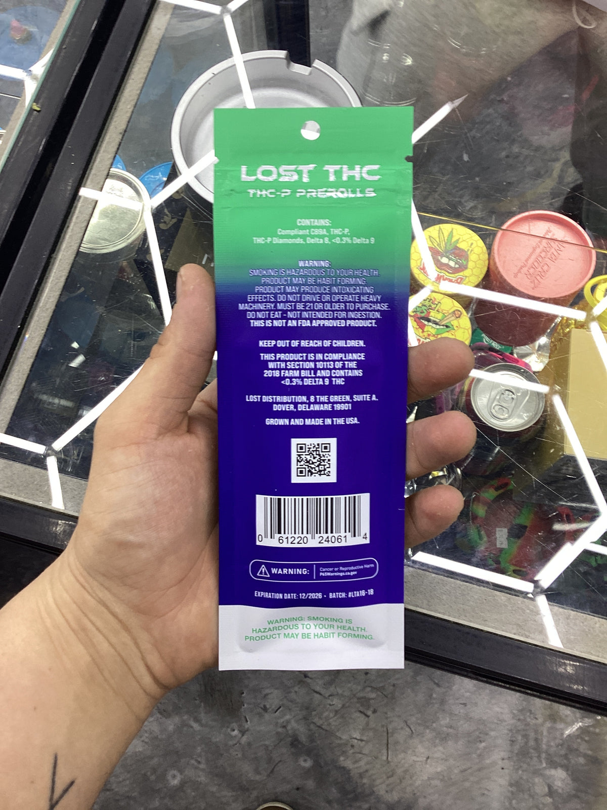 Lost thc thc p 3 pack pre rolls alaskin thunder fck sativa