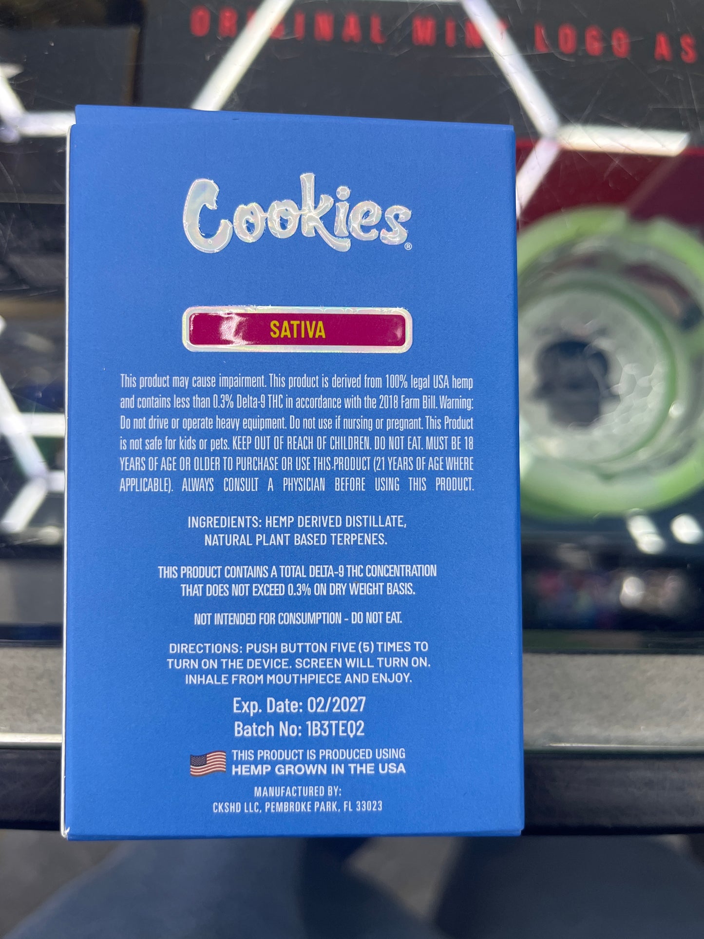 Cookies tequila sunrise thca a 5G vape sativa