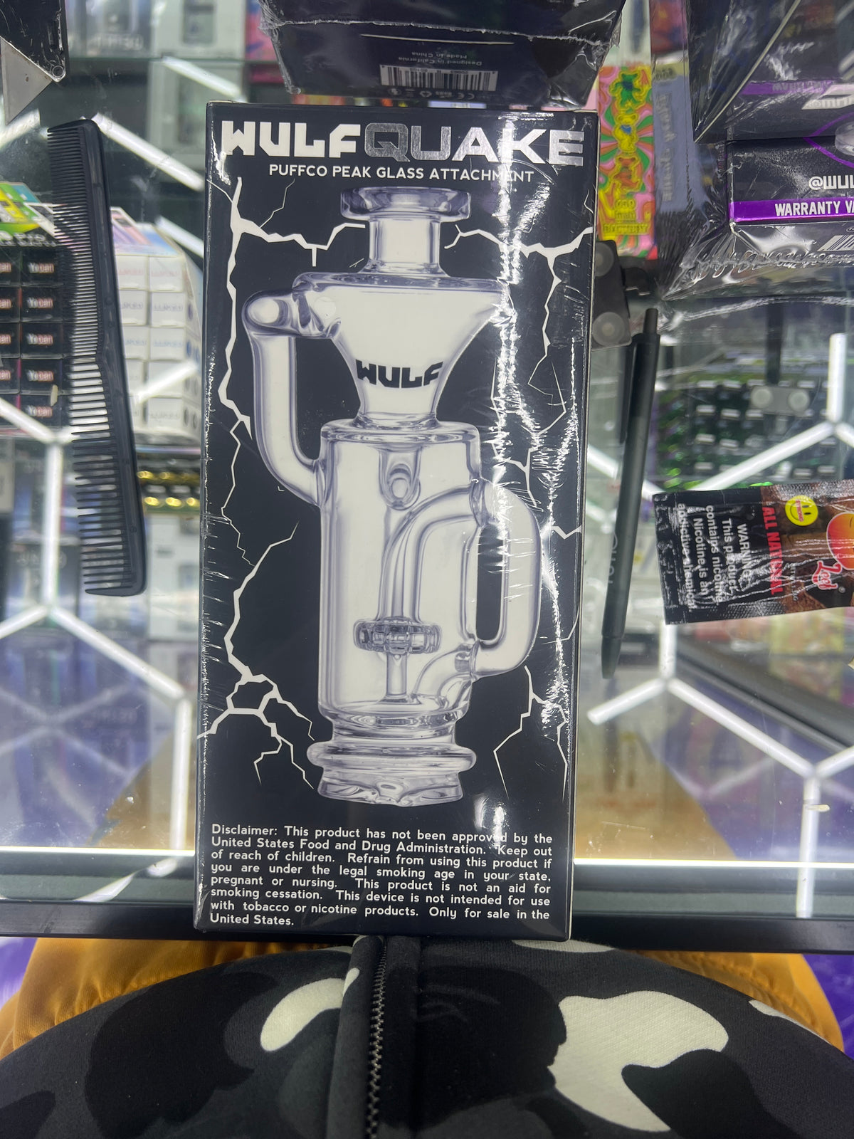 WULF MODS QUAKE PUFFCO PEAK TOP clear