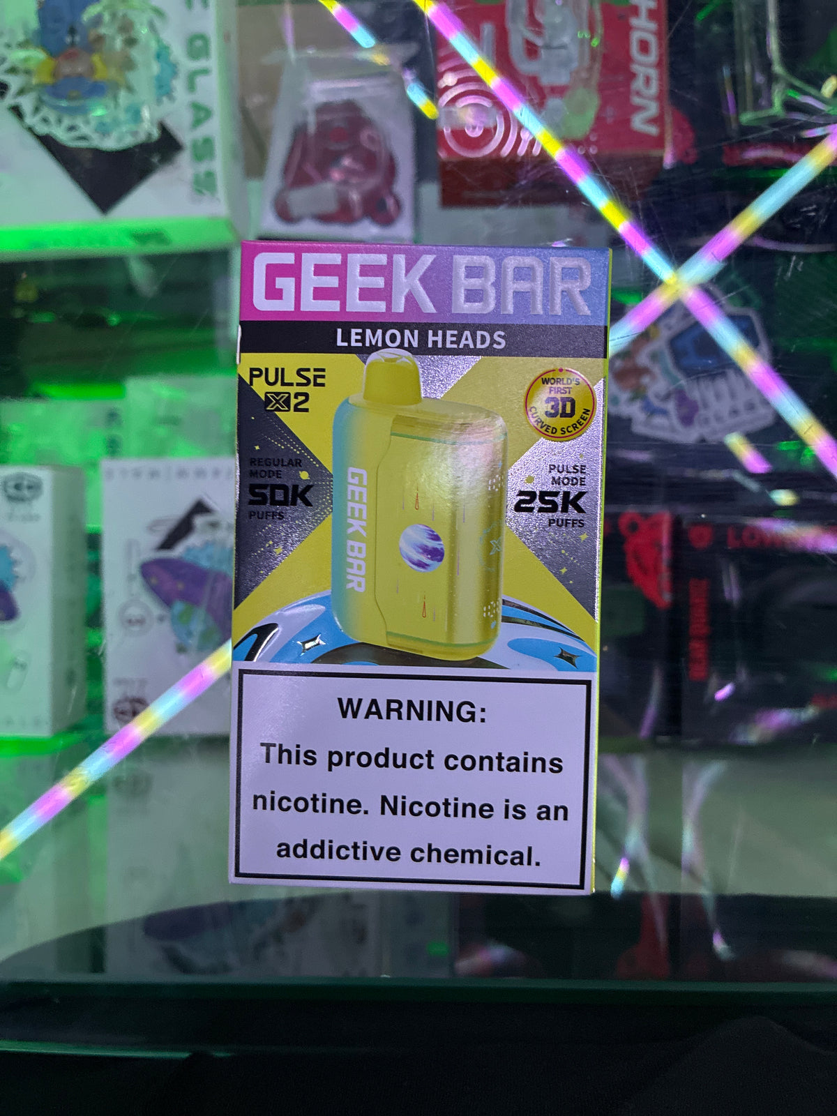 Geekbar Pulse x2 25k hits lemon heads