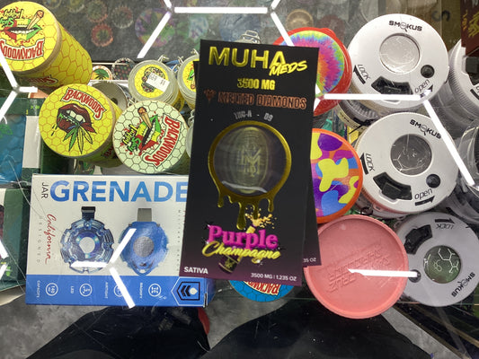 Muha meds 3500mg melted diamonds purple champagne