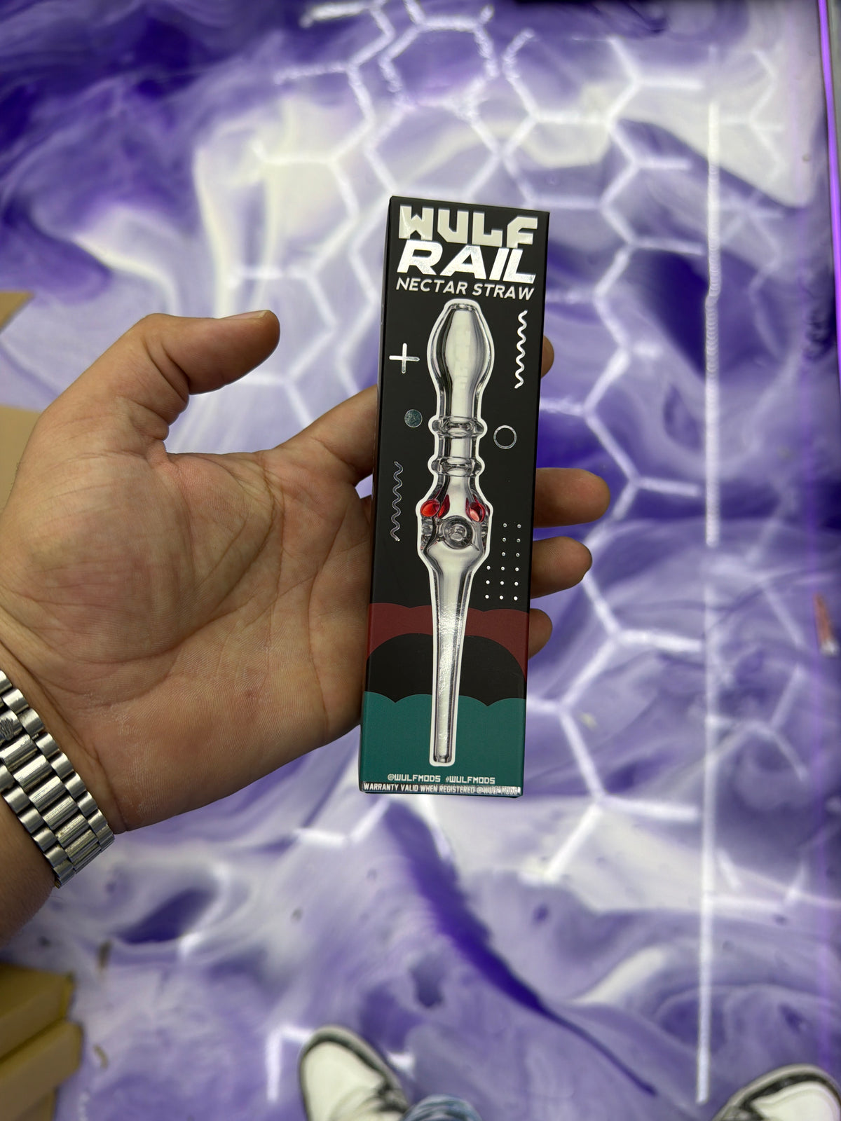 Wild rail nectar straw