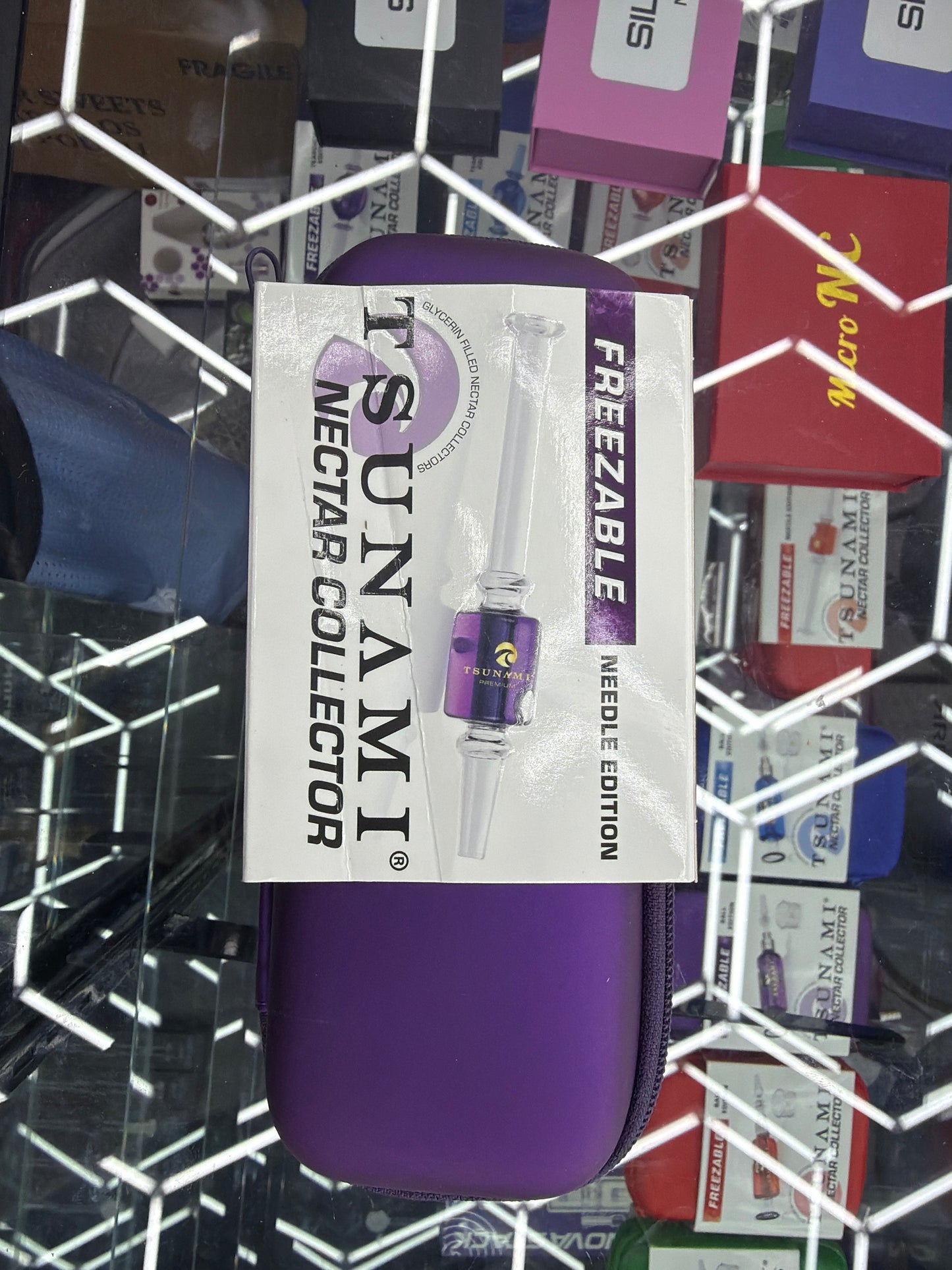 Tsunami nectar collector freezable needle edition Purple