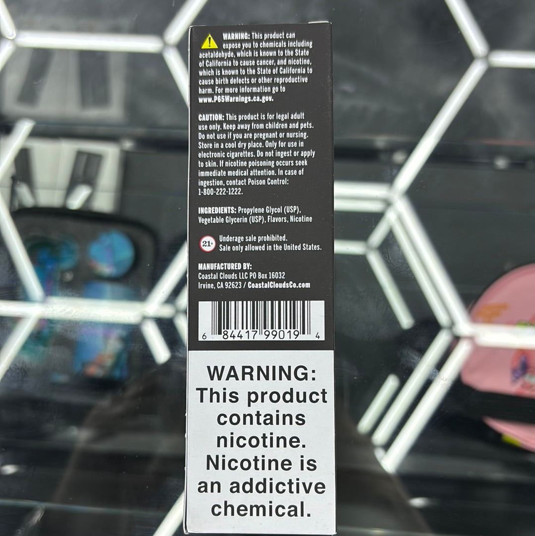 Coastal clouds, tres leches 6mg