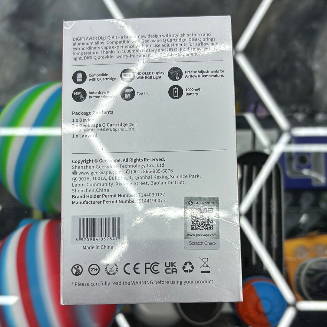 Geekvape digi q kit samurai red