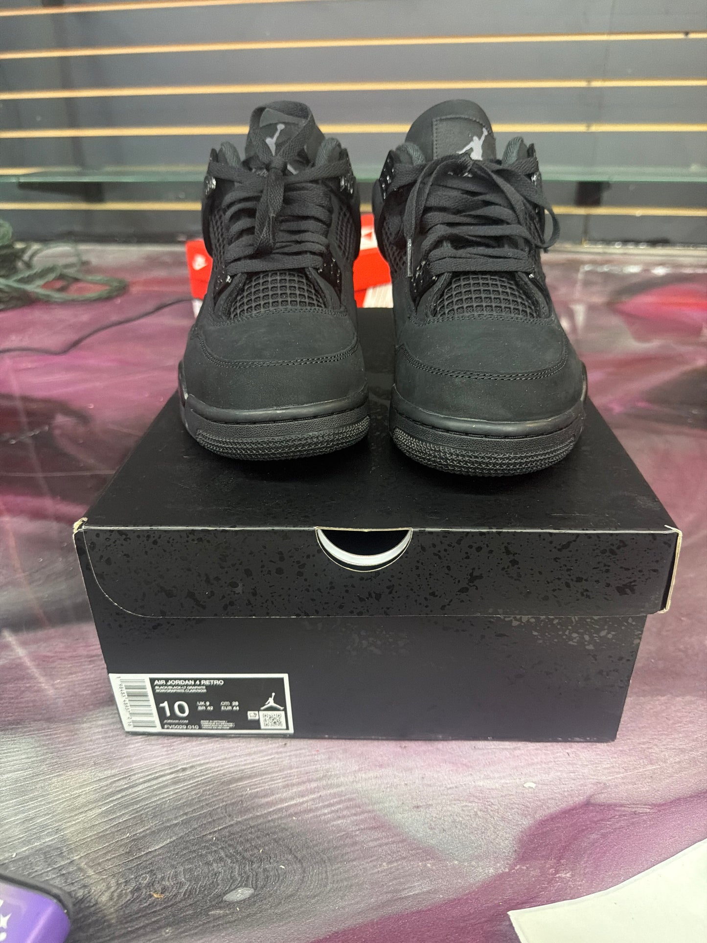 Jordan 4 Retro Black Cat (2025) Size 10