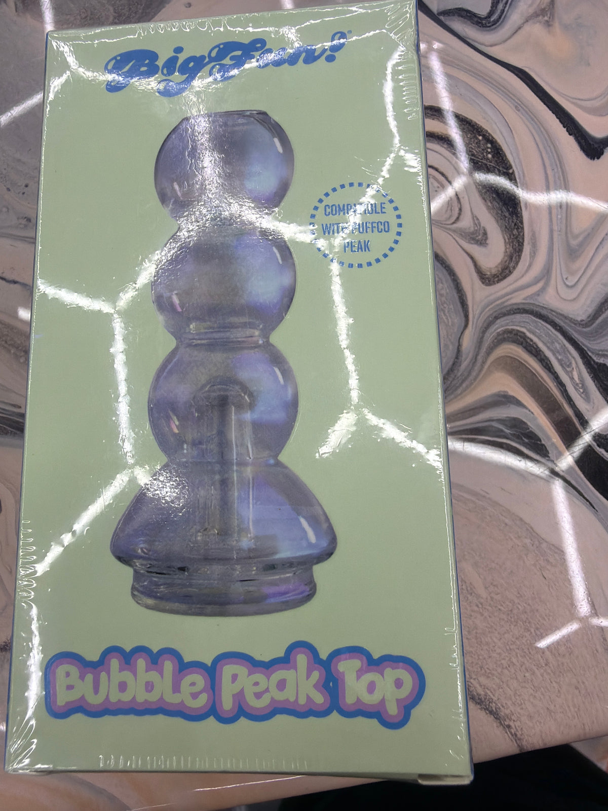 BIGFUN! BUBBLE PEAK TOP - IRIDESCENT