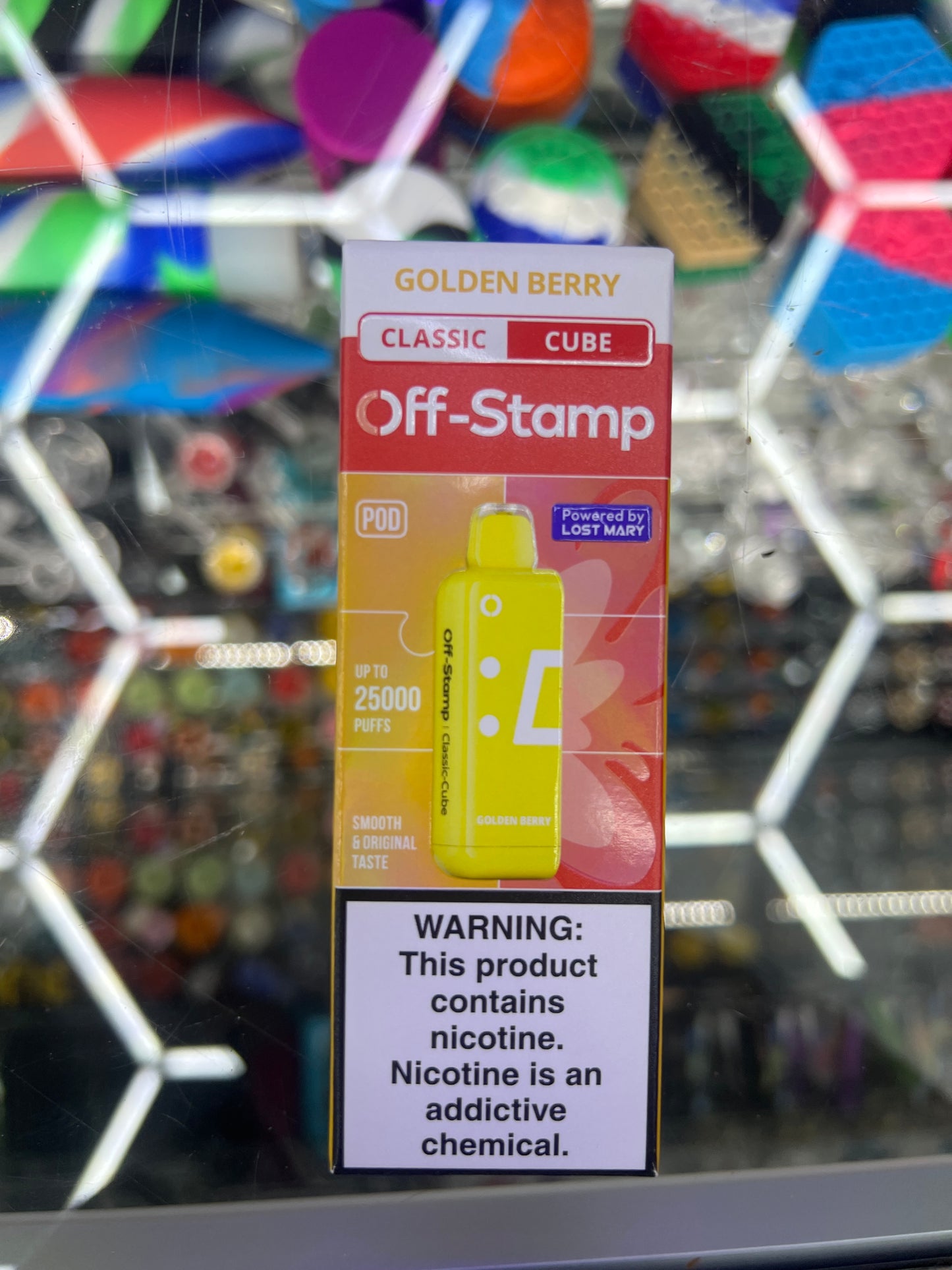 Off stamp classic cube 25K golden berry