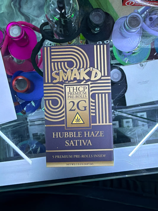 SMAKD THCP PREMIUM PREROLL 2gx5 hubble haze sativa