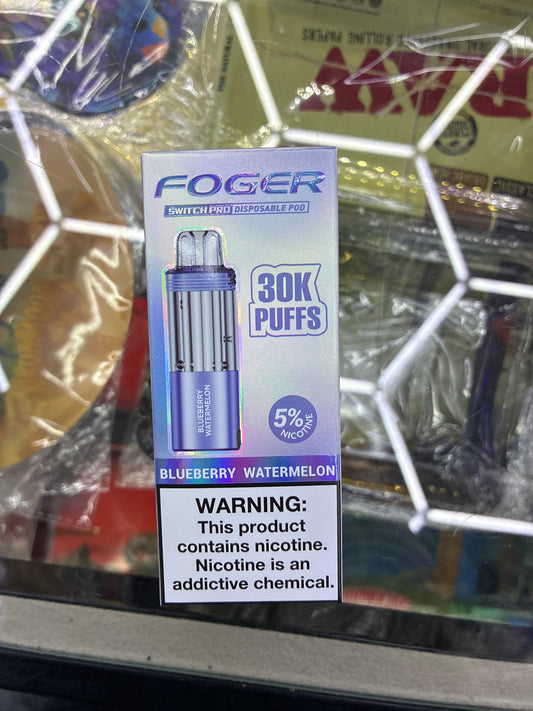 Fogger switch pro disposable pod 30k puffs blueberry watermelon