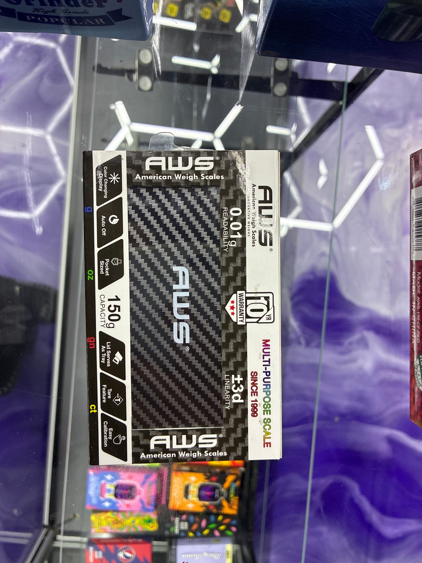 Aws 150gx0.01g black scale