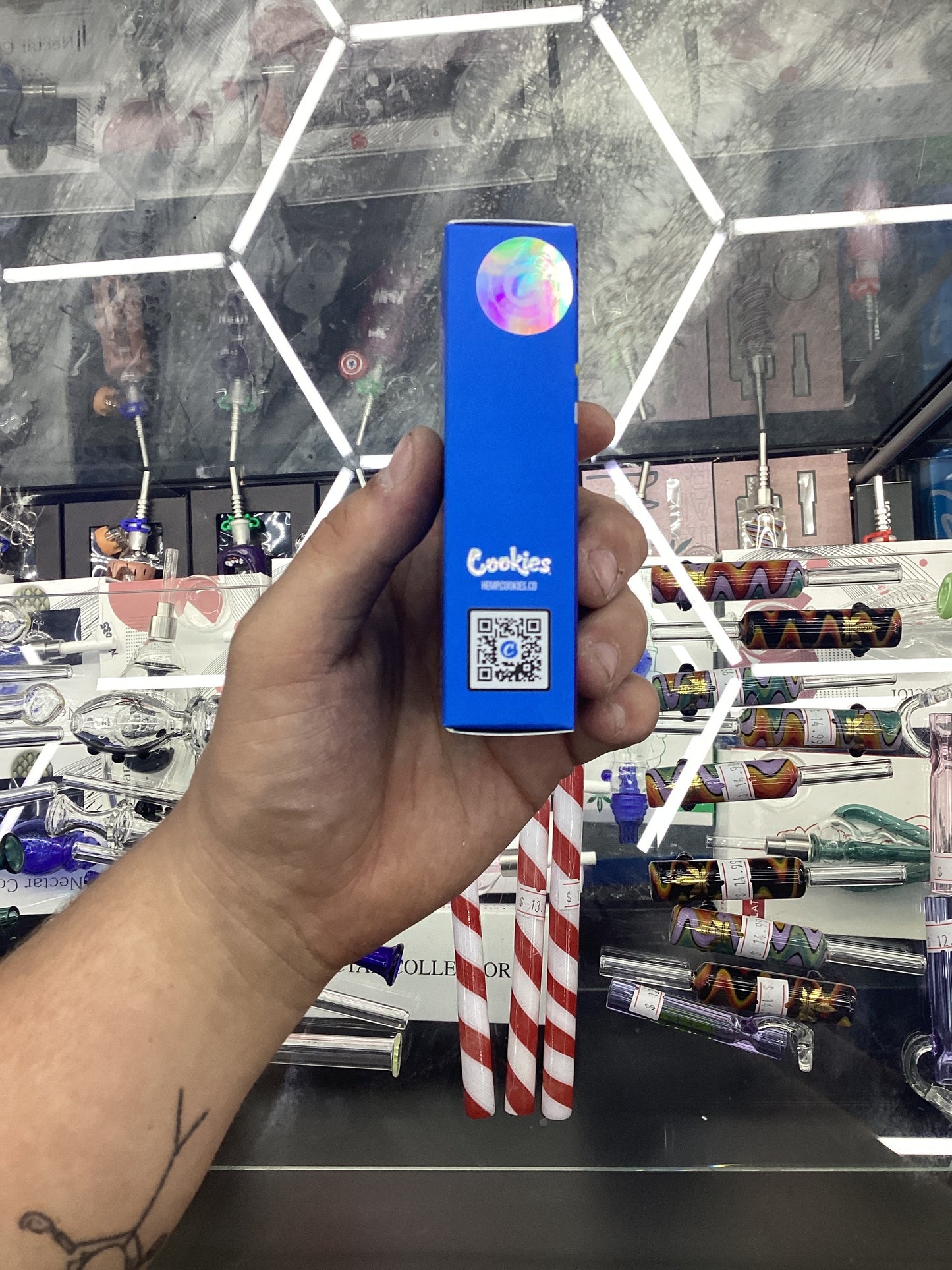 Cookies blueberry banana THC a 5G vape indica