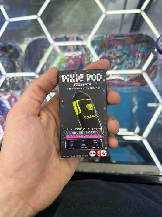 Pixie Pod d8 + thc-p + thc-h 2g Chrom Lotus Hybrid