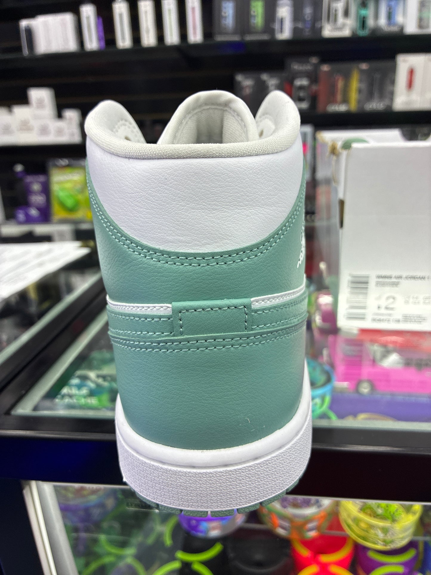 Wmns air jordan 1 mid white/ cannon  size 12