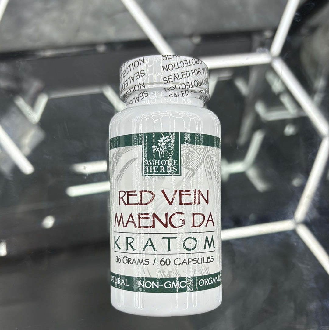 Whole herbs red vein maeng da kratom 60caps