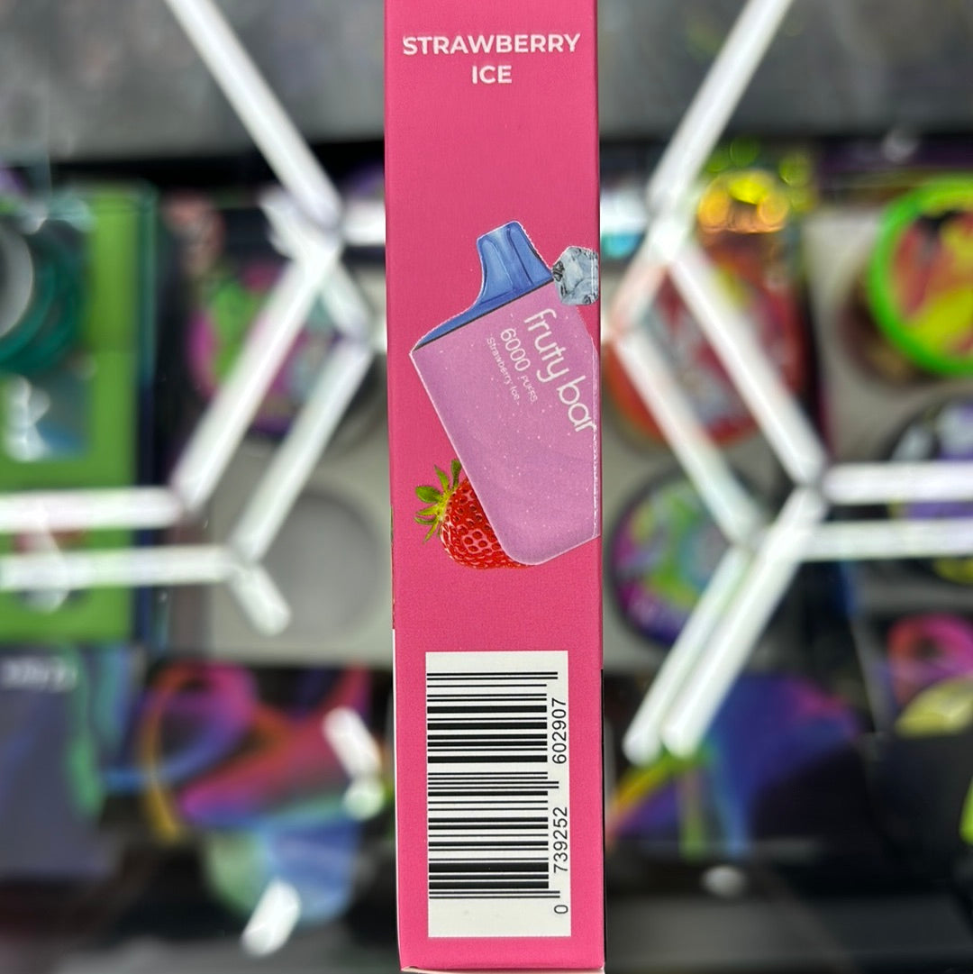 Fruty bar, 6000 puffs strawberry ice