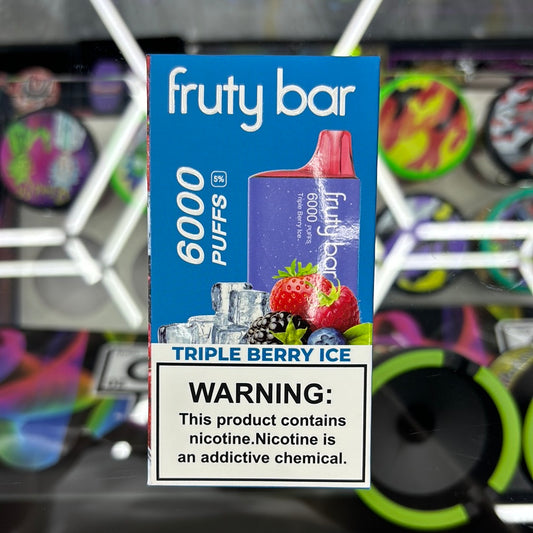 Fruity bar, 6000 triple berry ice