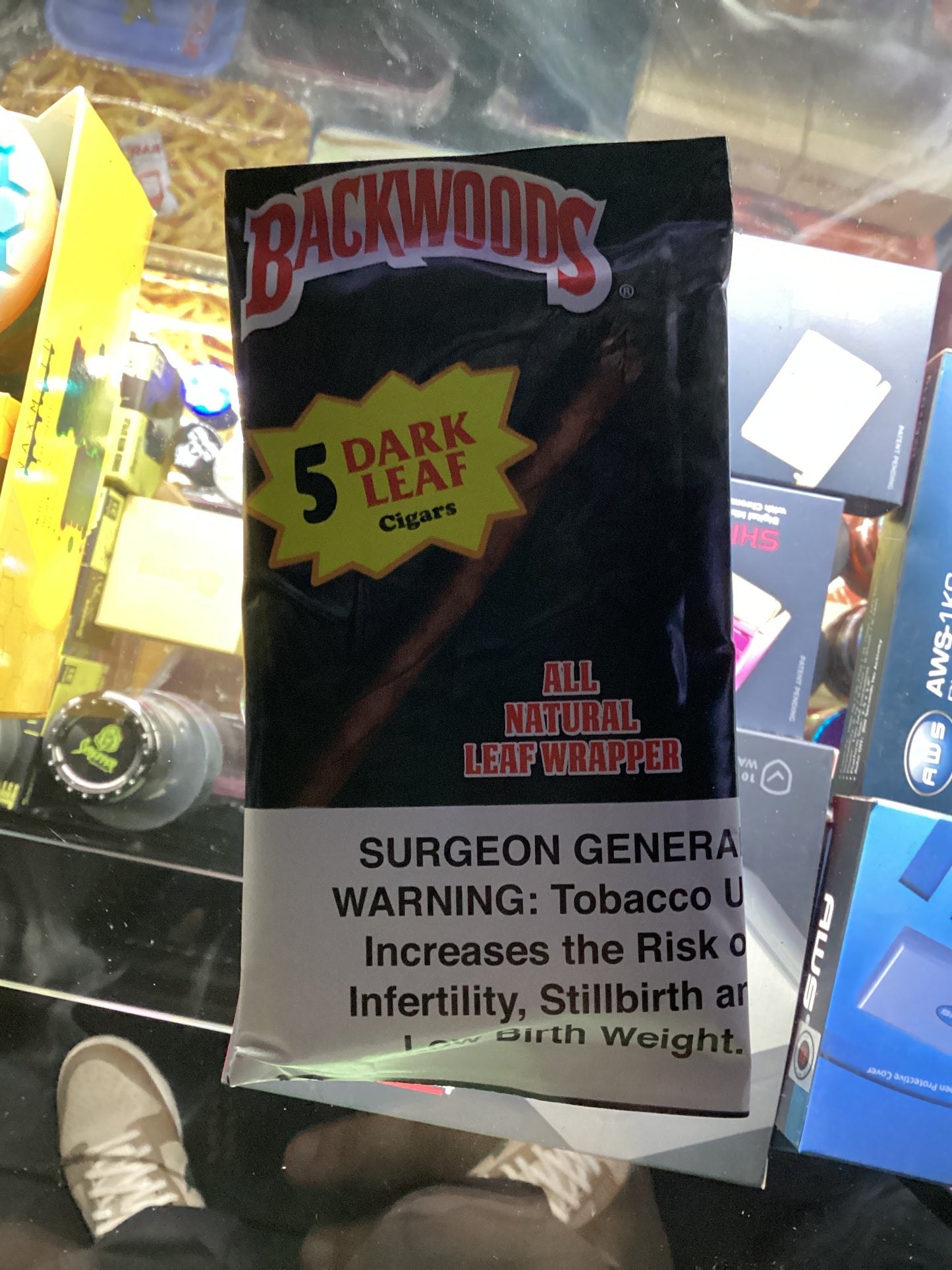 Backwoods 5 cigars dark leaf