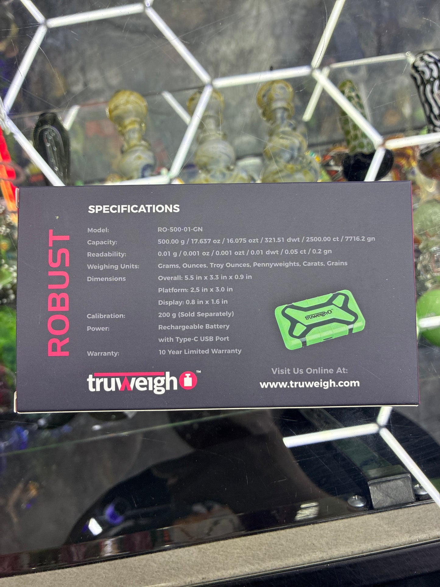 Truweight digital mini scale green