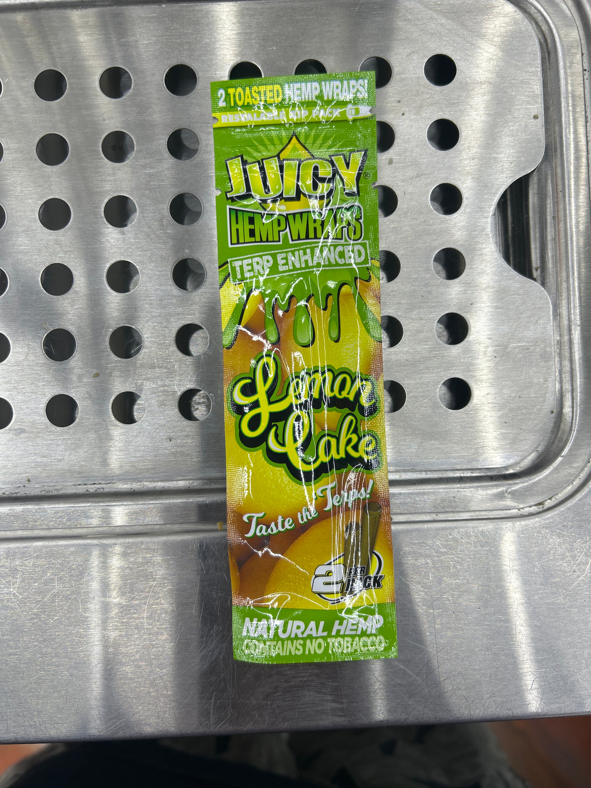Juicy hemp wraps lemon cake, terp enhanced
