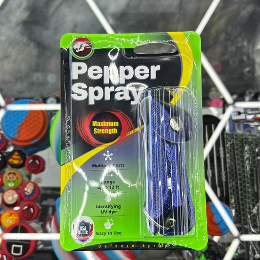 Pepper spray blue