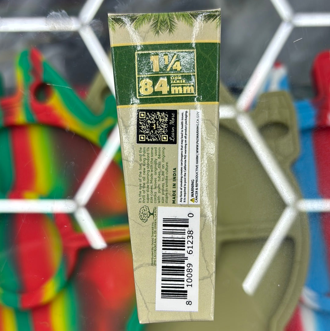 King palm cones natural 1 1/4 84MM 3 pack