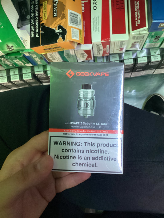 Geek Vape Z subohn se tank sterling silver 5.5ml