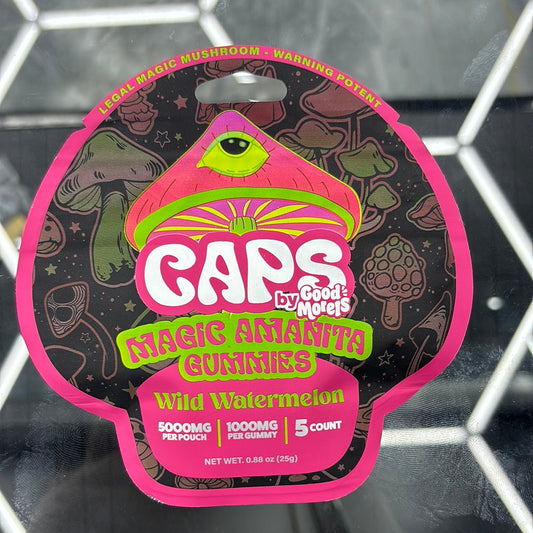 Caps, magical mushrooms, wild watermelon, 5000 mg