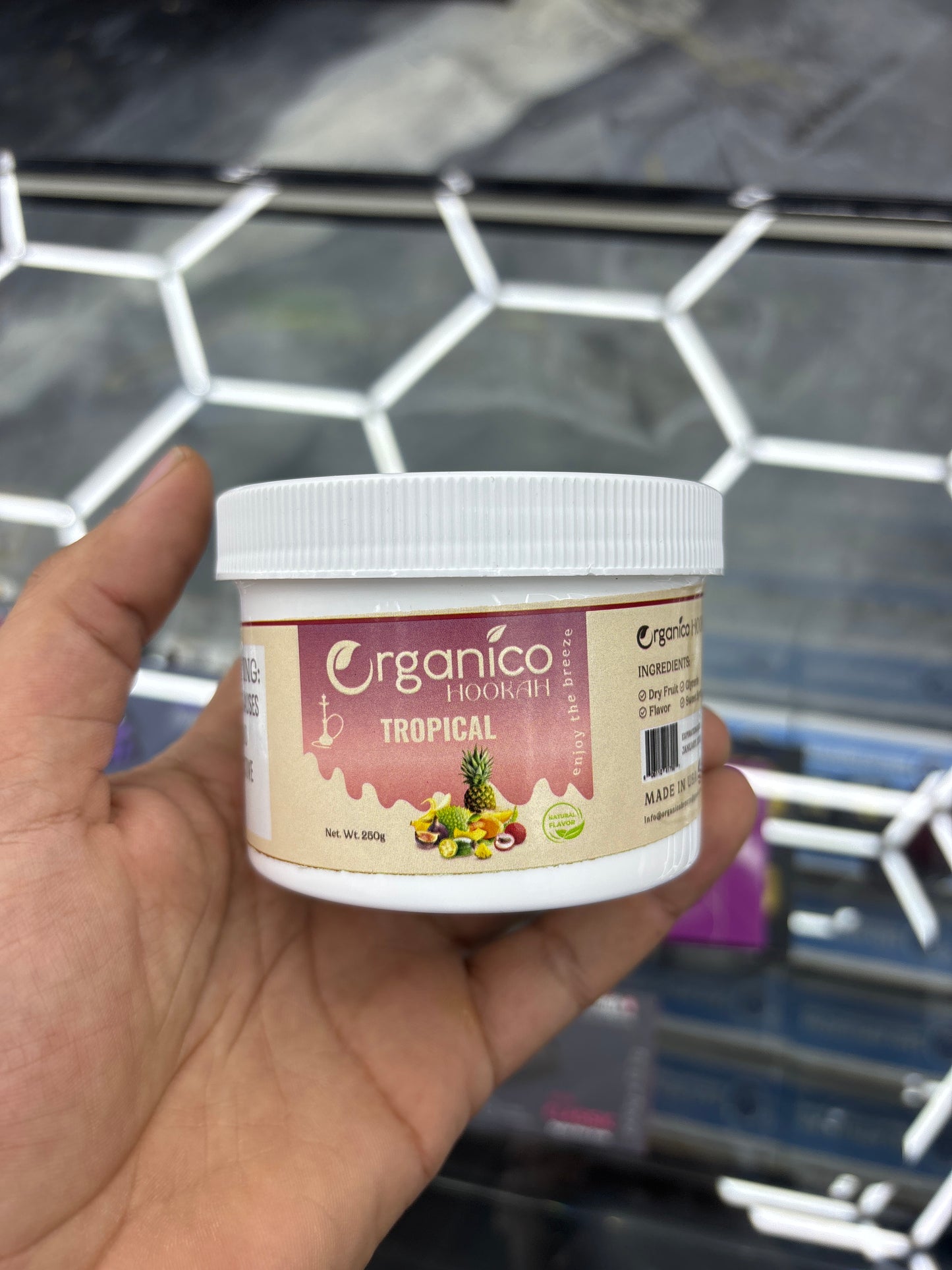 Organic hookah tropical