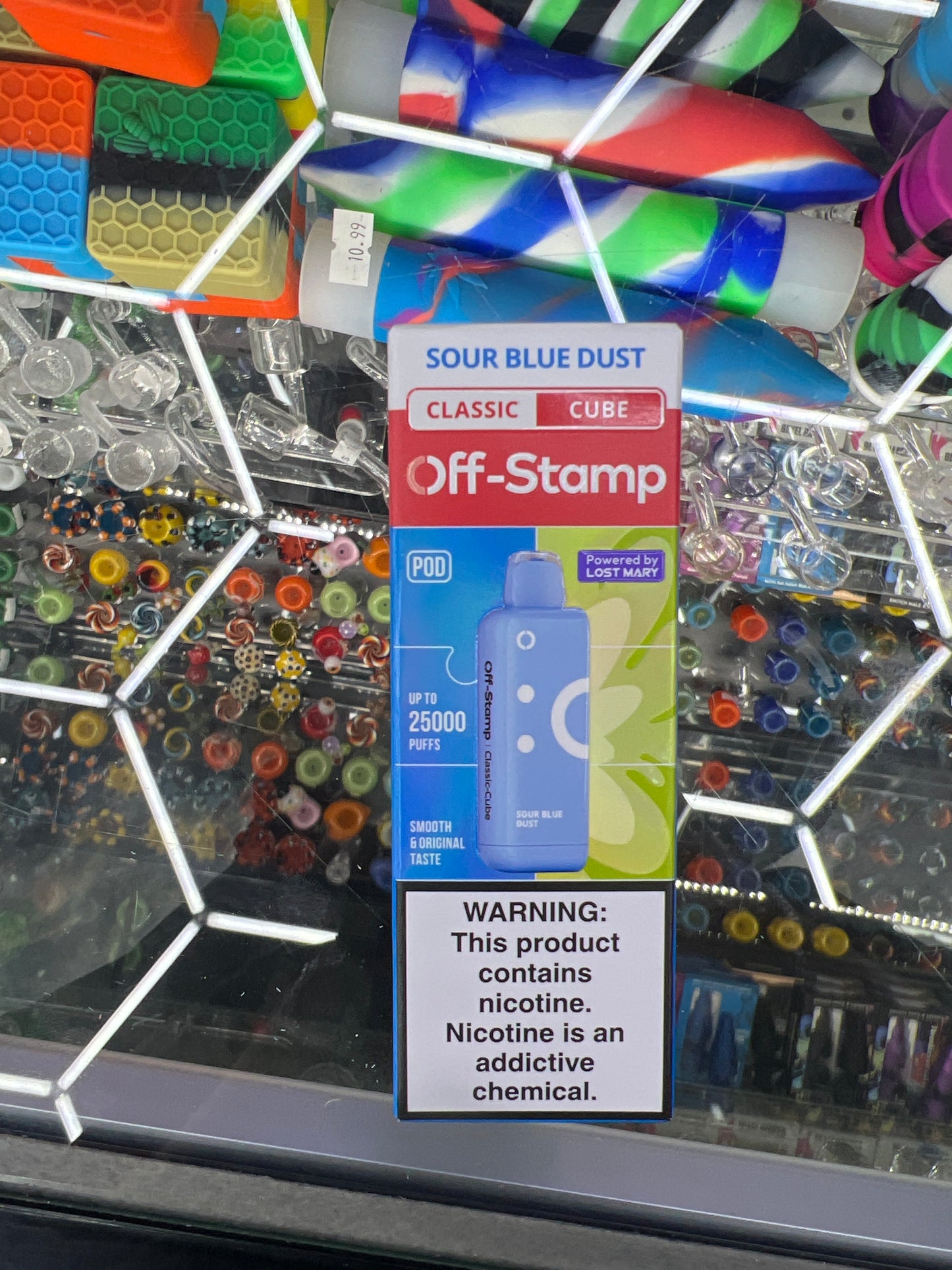 Off stamp classic cube 25K sour blue dust