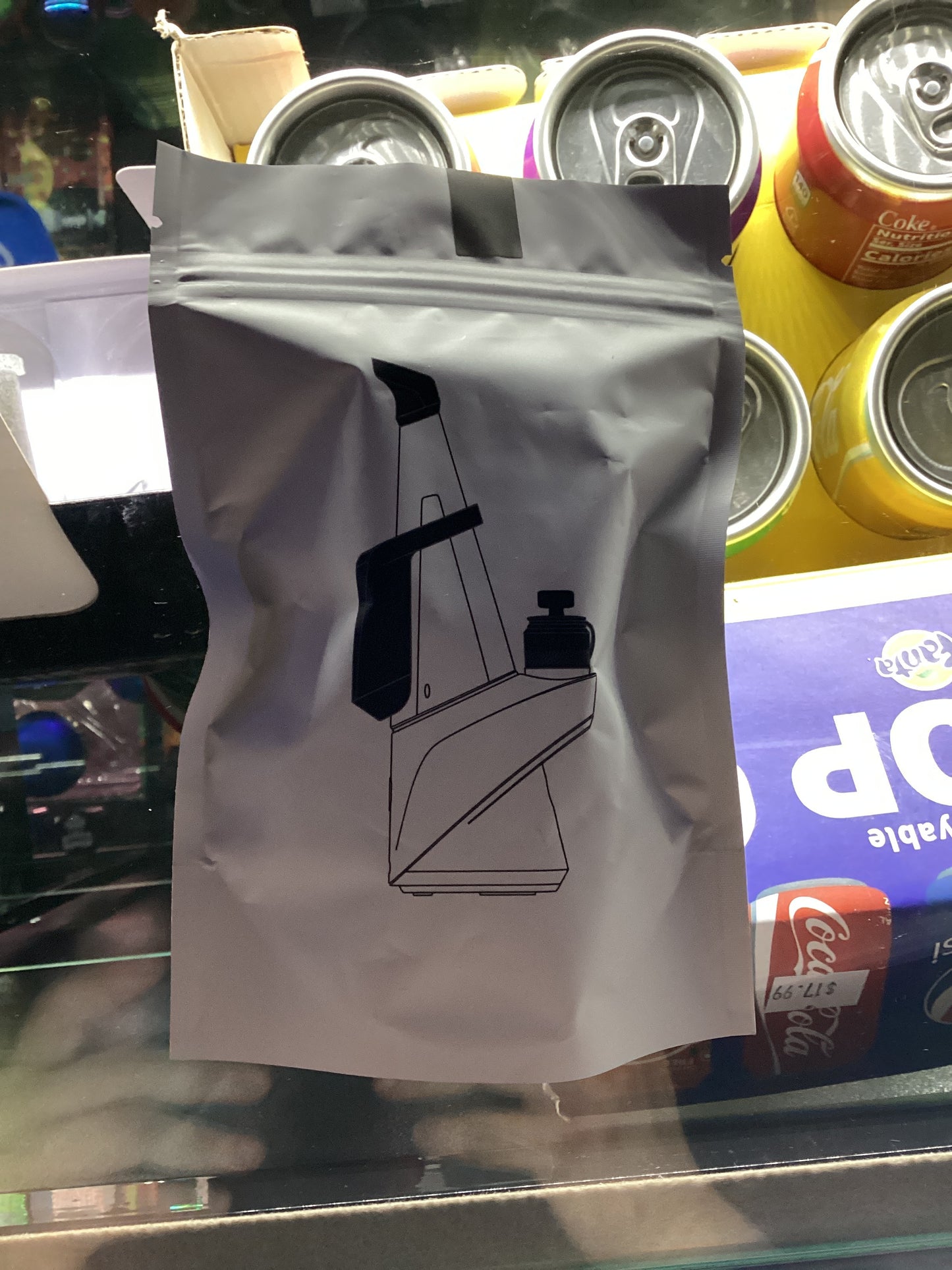 Puffco peak travel pack lunar grey