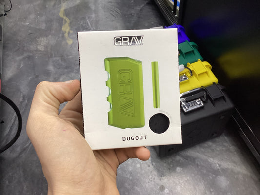 GRAV dugout with travel bag lime green