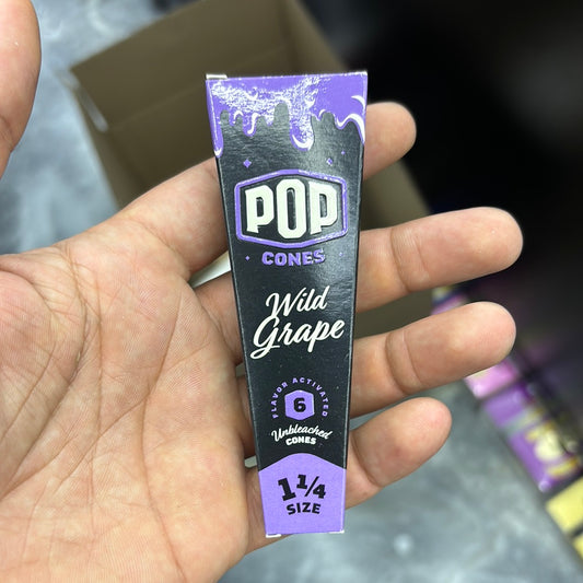 Pop cones wild grape six pack 1 1/4